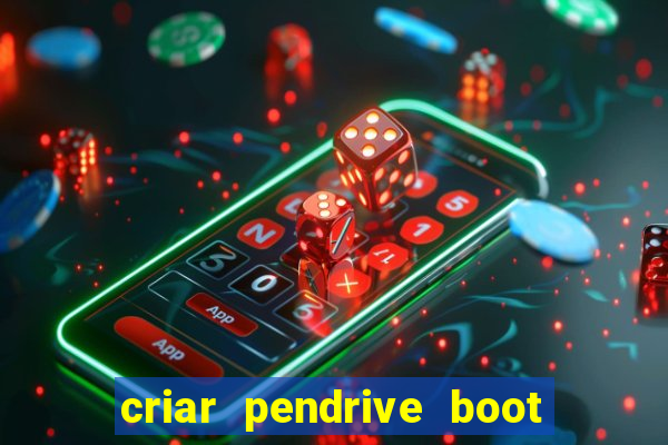 criar pendrive boot windows 10